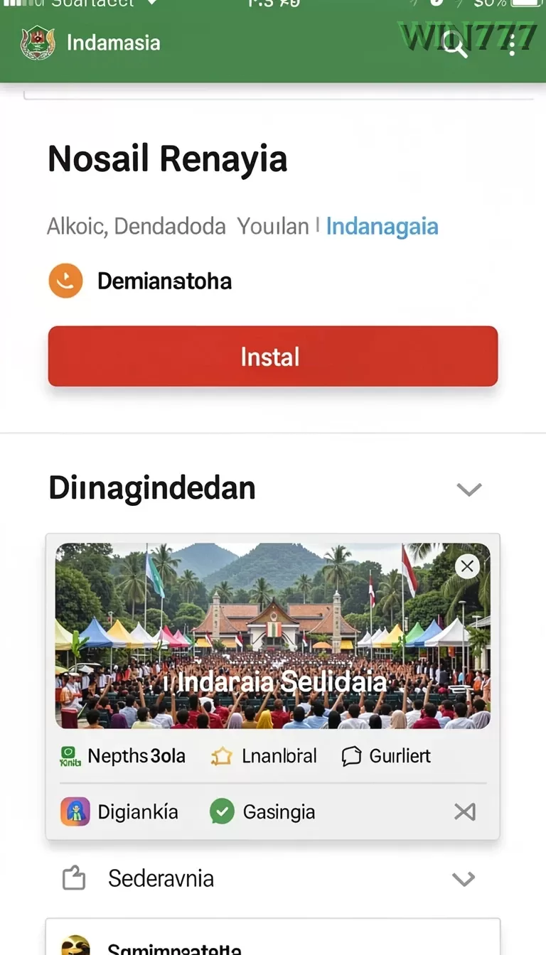 Cuplikan layar 234E — halaman utama