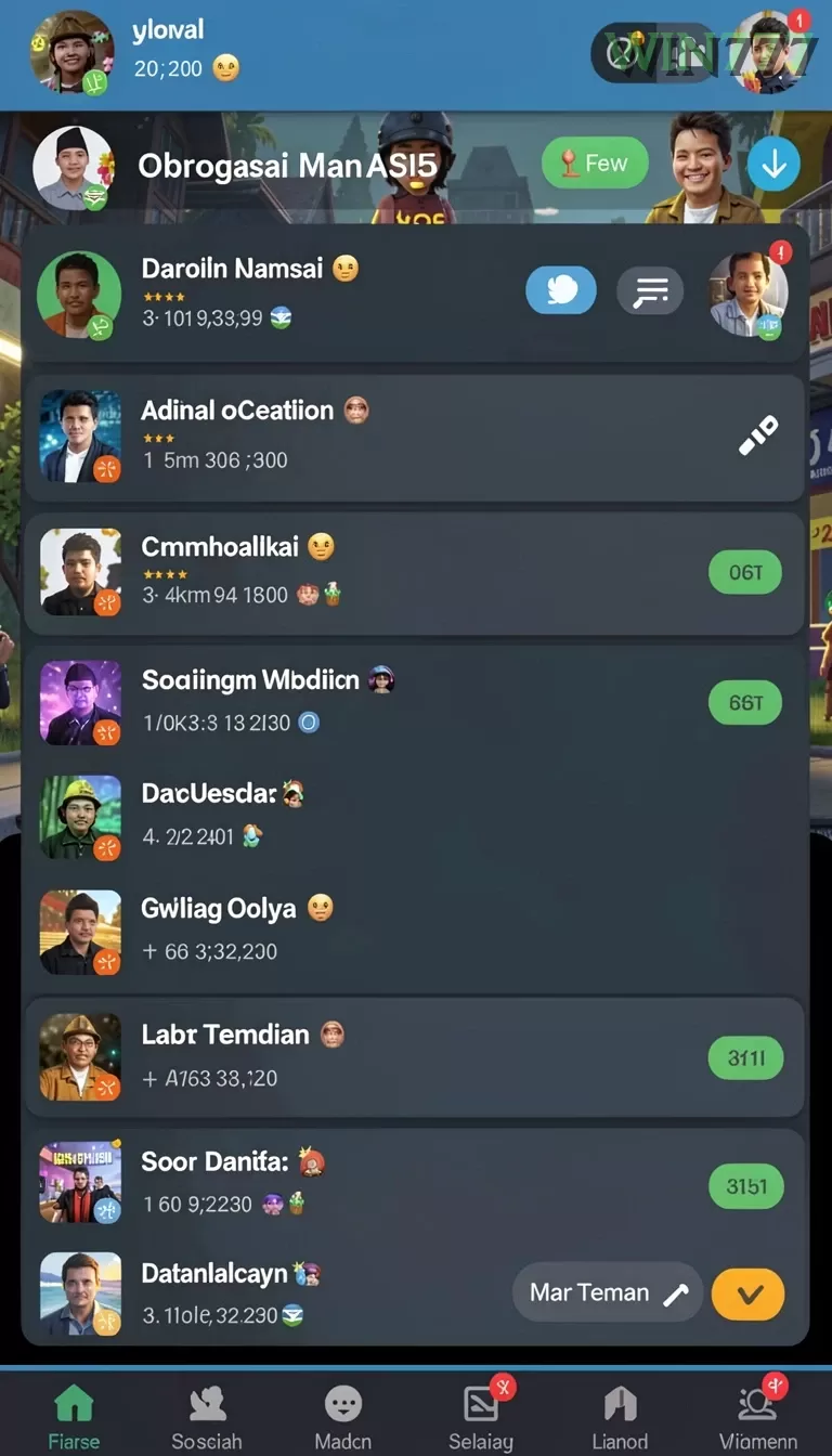 Cuplikan layar SP666 — halaman utama
